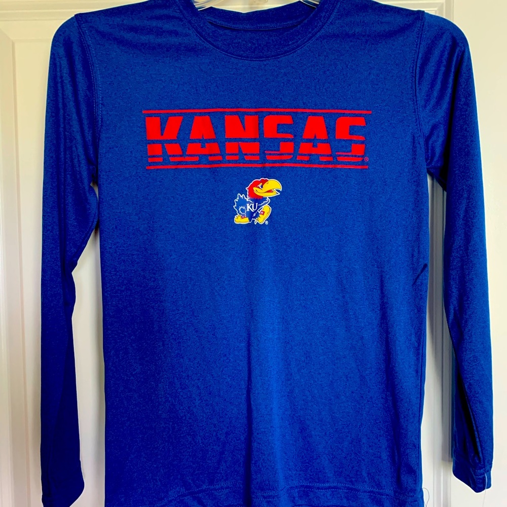 KU Jayhawks long sleeve tee